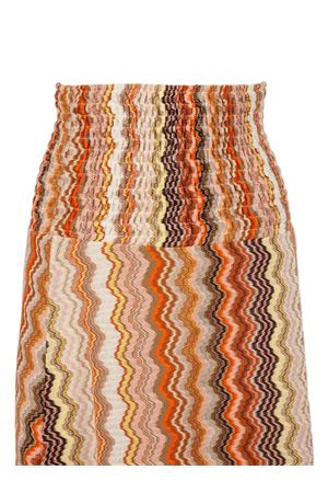 Brown long cotton-blend skirt PHO FIRENZE | 4323058TERRA